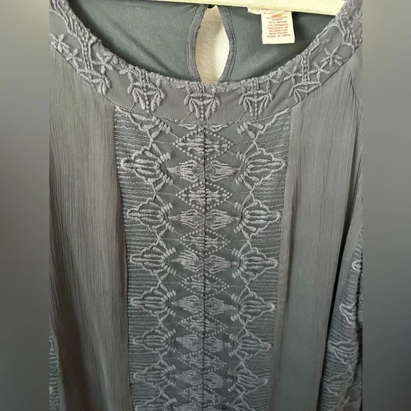 Sundance gray maxi dress size 14P - Picture 5 of 12